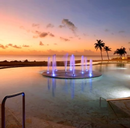 TRS Yucatan Fountain and main pool with oceanview