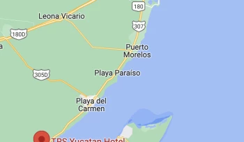TRS Yucatan resort map