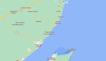 Google maps of UNICO 20°87° Hotel Riviera Maya