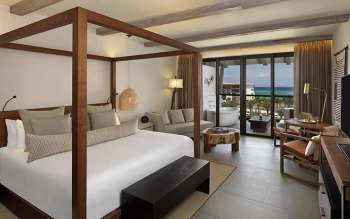 Alcoba partial ocean view at Unico 20°87° Hotel Riviera Maya