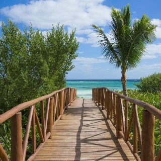 Beach Shoreside wedding venue at Unico 20°87° Hotel Riviera Maya