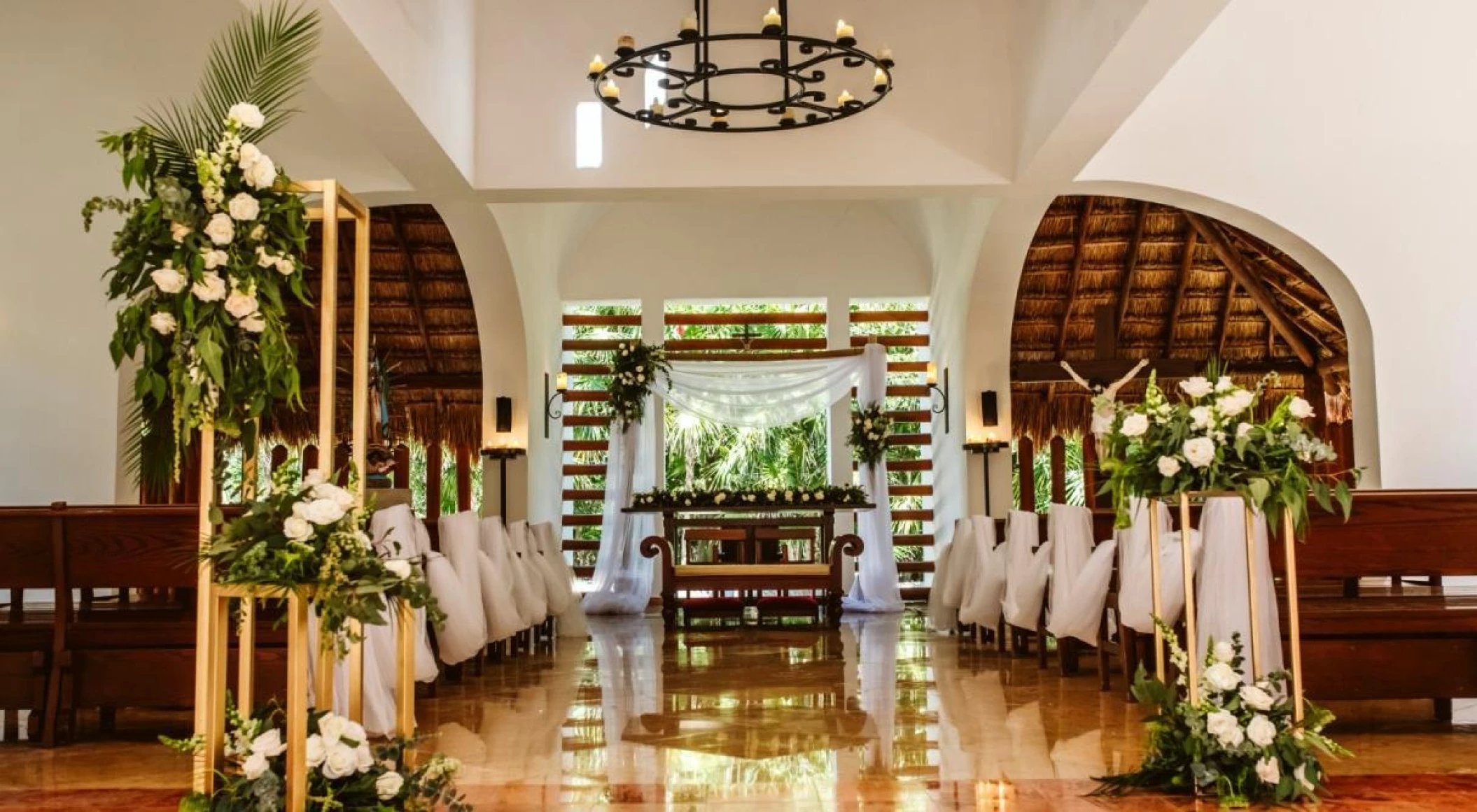 Ceremony on Catholic Chapel San Valentin at Valentin Imperial Riviera Maya