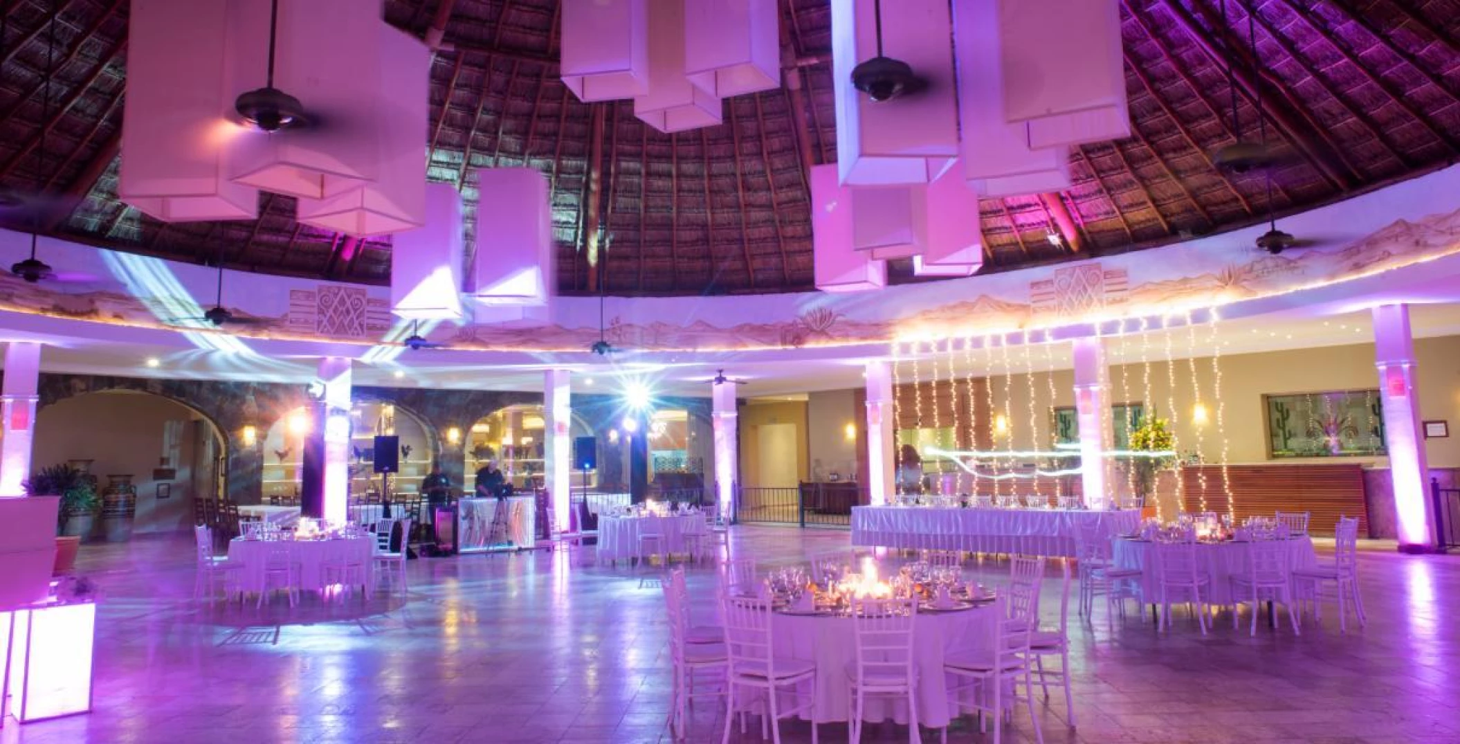 Dinner reception on Le Marche at Valentin Imperial Riviera Maya