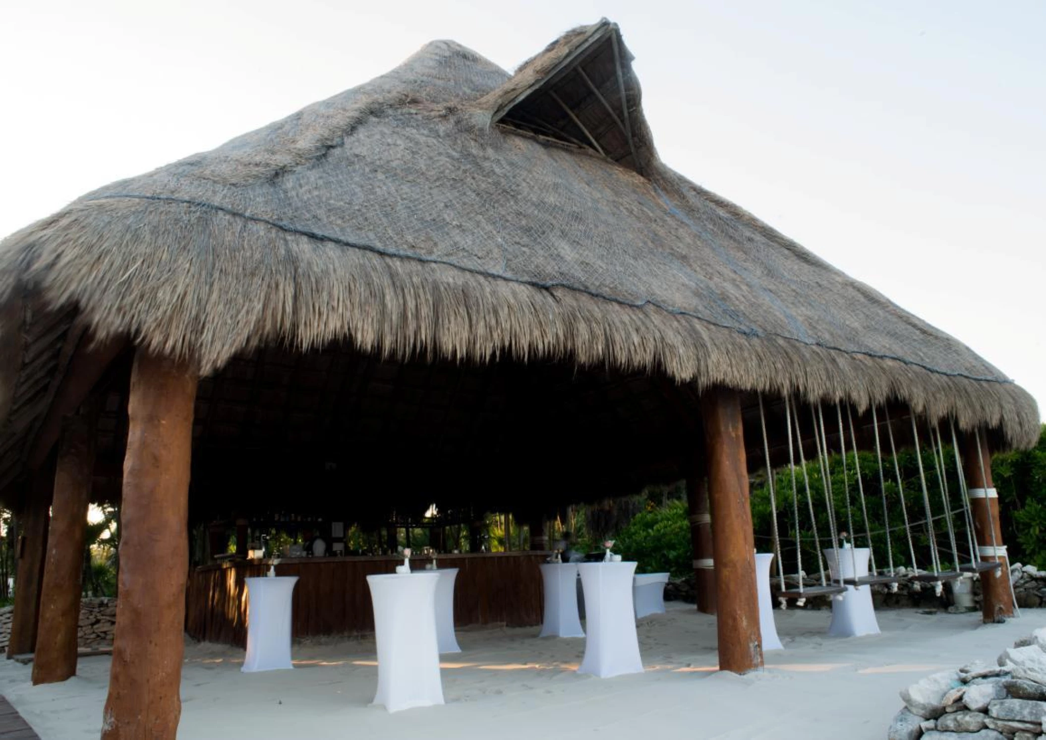 Cocktail party on Sunrise Beach Bar at Valentin Imperial Riviera Maya