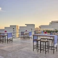 Cocktail party setup on cielomar rooftop at Viceroy Los Cabos