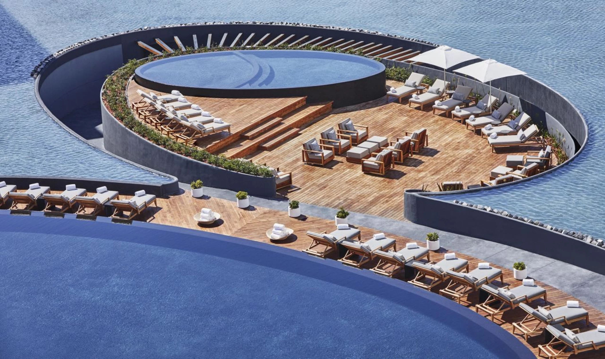 Family Pool deck at Viceroy Los Cabos