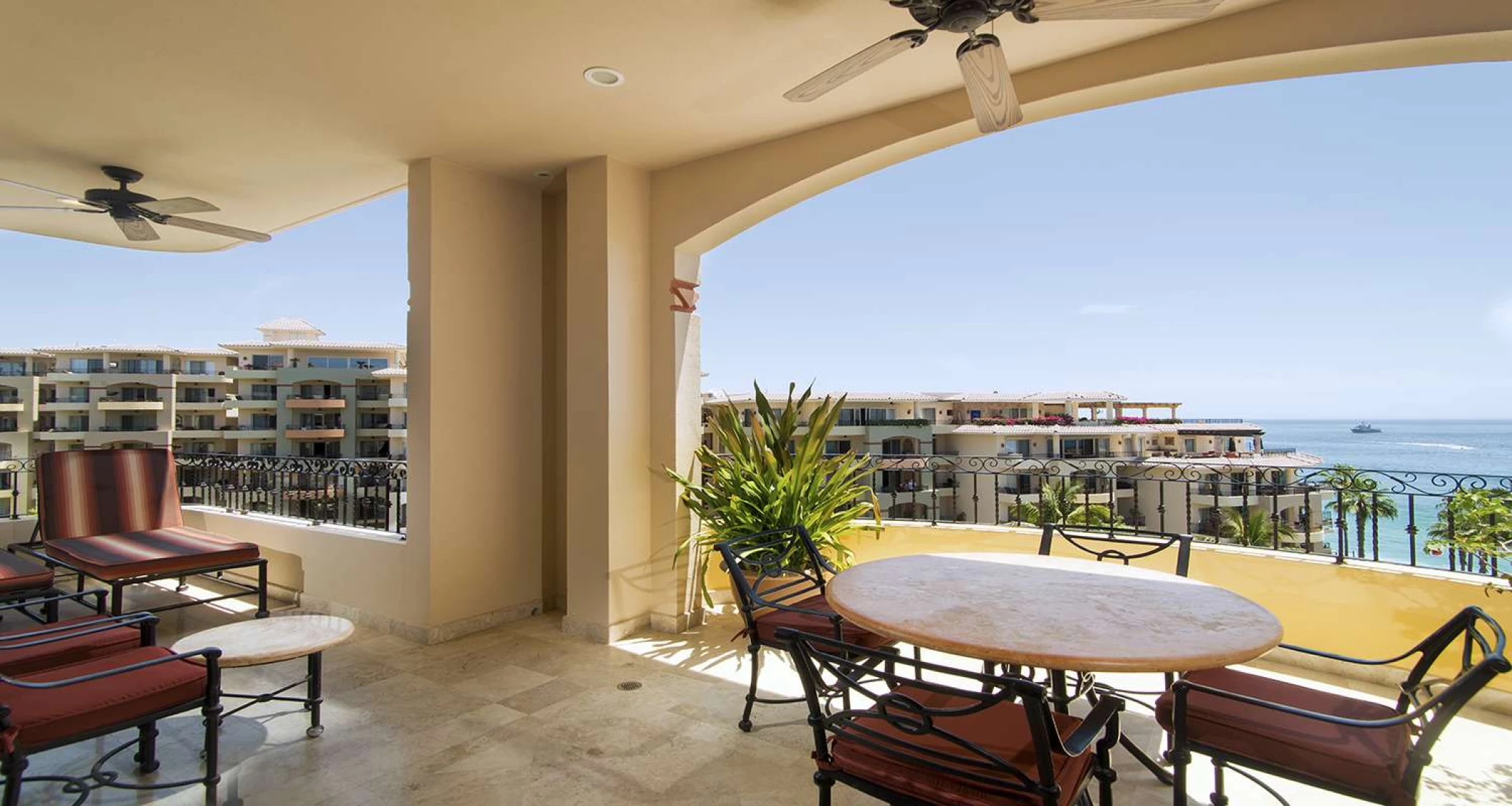 Balcony view on 1 bedroom suite at Villa La Estancia Beach Resort and Spa Los Cabos