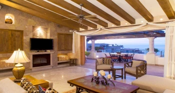 Presidential living room suite at Villa La Estancia Beach Resort and Spa Los Cabos