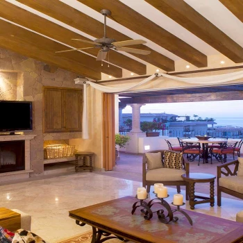 Presidential living room suite at Villa La Estancia Beach Resort and Spa Los Cabos