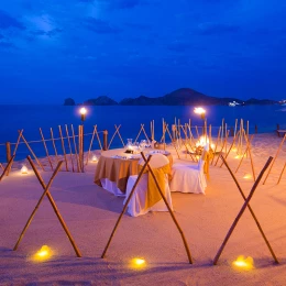 Sunset dinner at Villa La Estancia Beach Resort and Spa Los Cabos