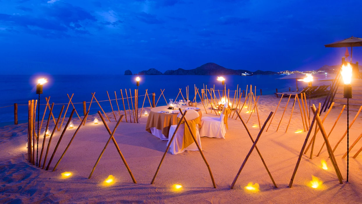 Sunset dinner at Villa La Estancia Beach Resort and Spa Los Cabos