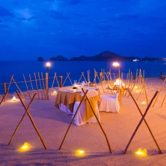 Sunset dinner at Villa La Estancia Beach Resort and Spa Los Cabos