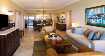 3 Bedroom suite living room at Villa La Estancia Beach Resort and Spa Los Cabos