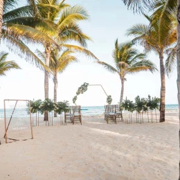 Ceremony on the beach at Viva Wyndham V Samaná