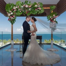 Intimate ceremony at Haven Riviera Cancun.