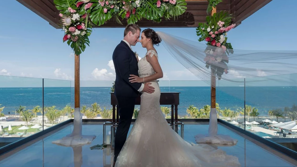 Intimate ceremony at Haven Riviera Cancun.