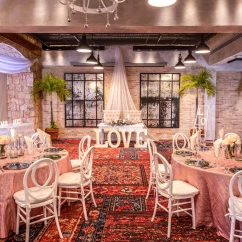 Indoor wedding venue at Wyndham Alltra Playa del Carmen