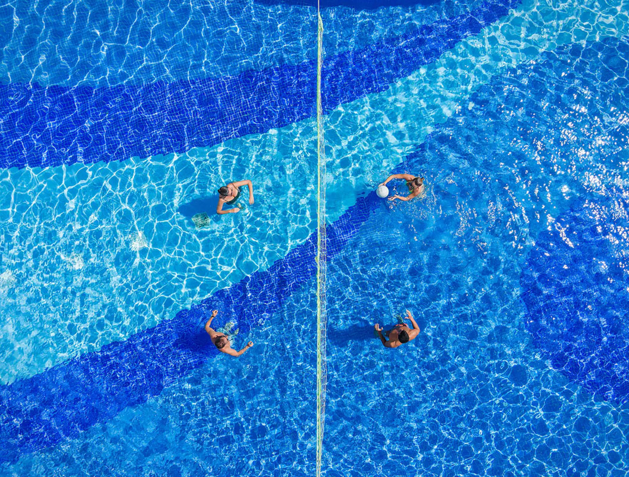 Pool volleyball at Wyndham Alltra Riviera Nayarit