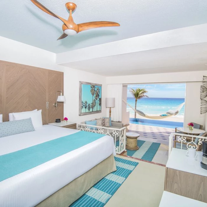 Beachfront suite at Wyndham Alltra Cancun