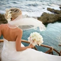 Beautiful bride at Xcaret Hotel and Parks