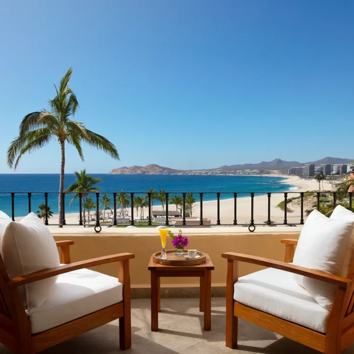 Junior suite balcony at Zoetry Casa del Mar Los Cabos