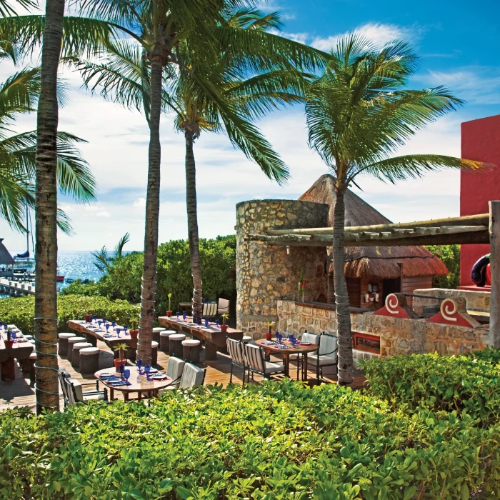 El chiringuito restaurant at at Zoetry Paraiso de la Bonita Riviera Maya