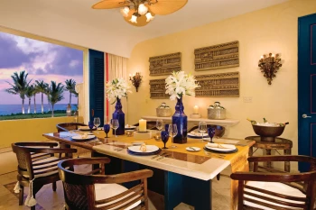 Governor suite living room at Zoetry Paraiso de la Bonita Riviera Maya