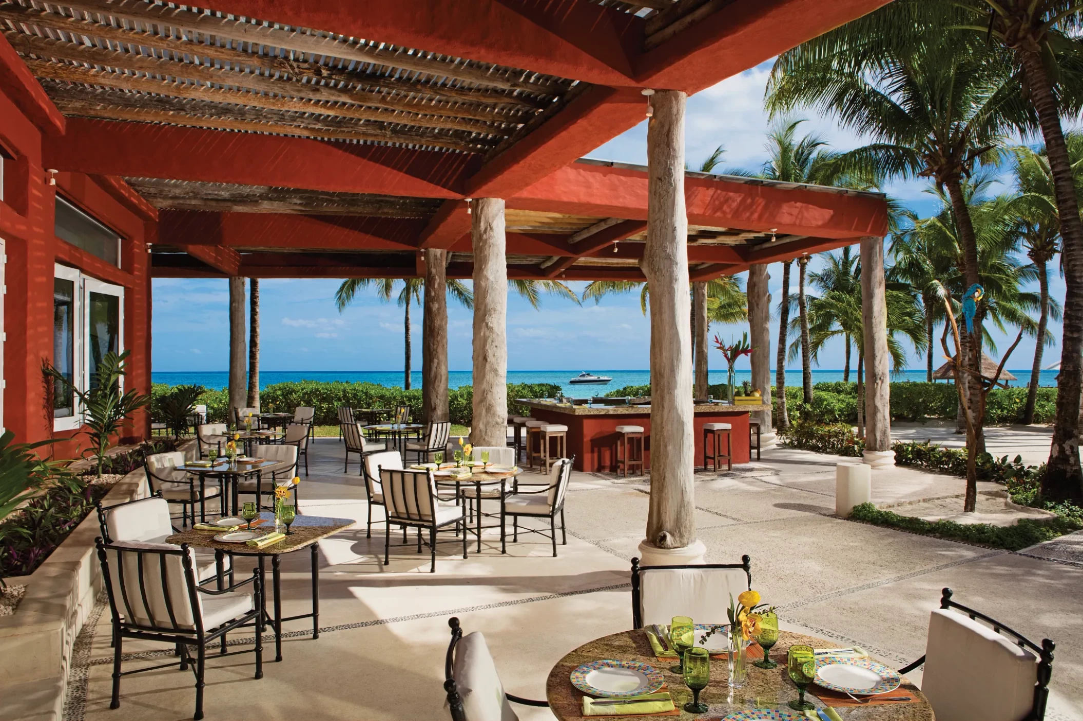 Kaax terrace at Zoetry Paraiso de la Bonita Riviera Maya