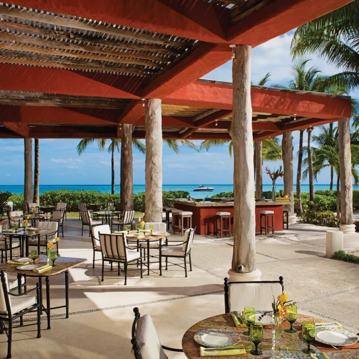 Kaax terrace at Zoetry Paraiso de la Bonita Riviera Maya