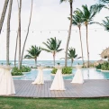 Main pool wedding venue at Zoetry Agua Punta Cana