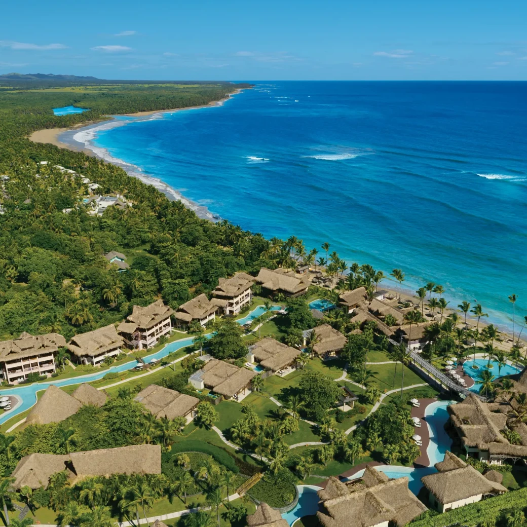 Aerial view of Zoetry Agua Punta Cana