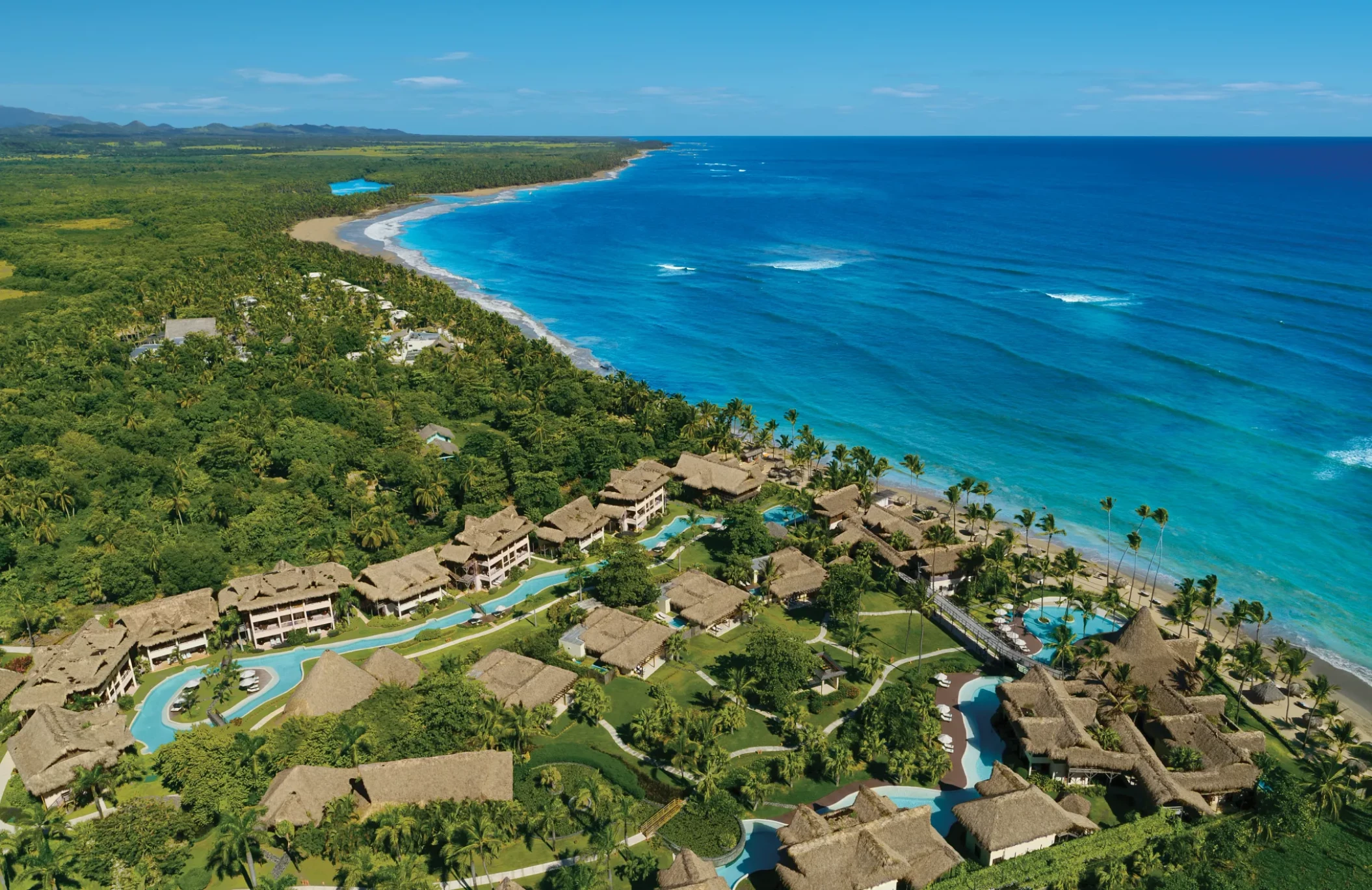 Aerial view of Zoetry Agua Punta Cana