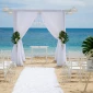 Ceremony on the beach wedding venue at Zoetry Agua Punta Cana