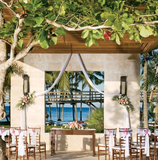 Gazebo wedding venue at Zoetry Agua Punta Cana