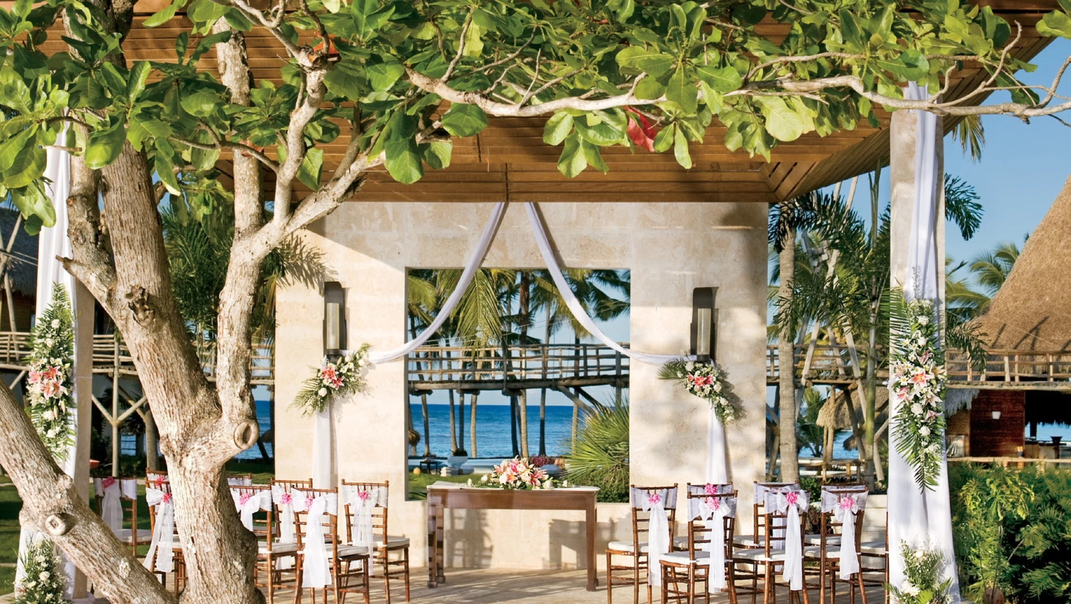 Gazebo wedding venue at Zoetry Agua Punta Cana