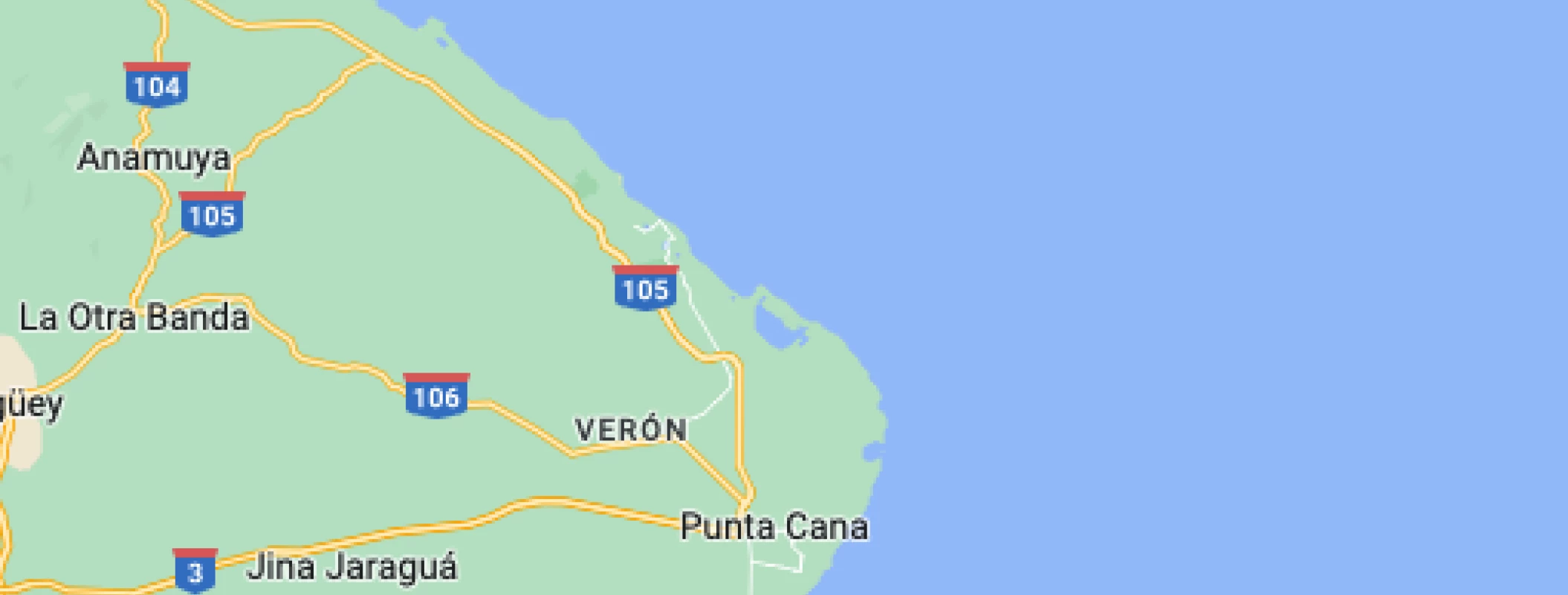 Google maps of Zoetry agua punta cana