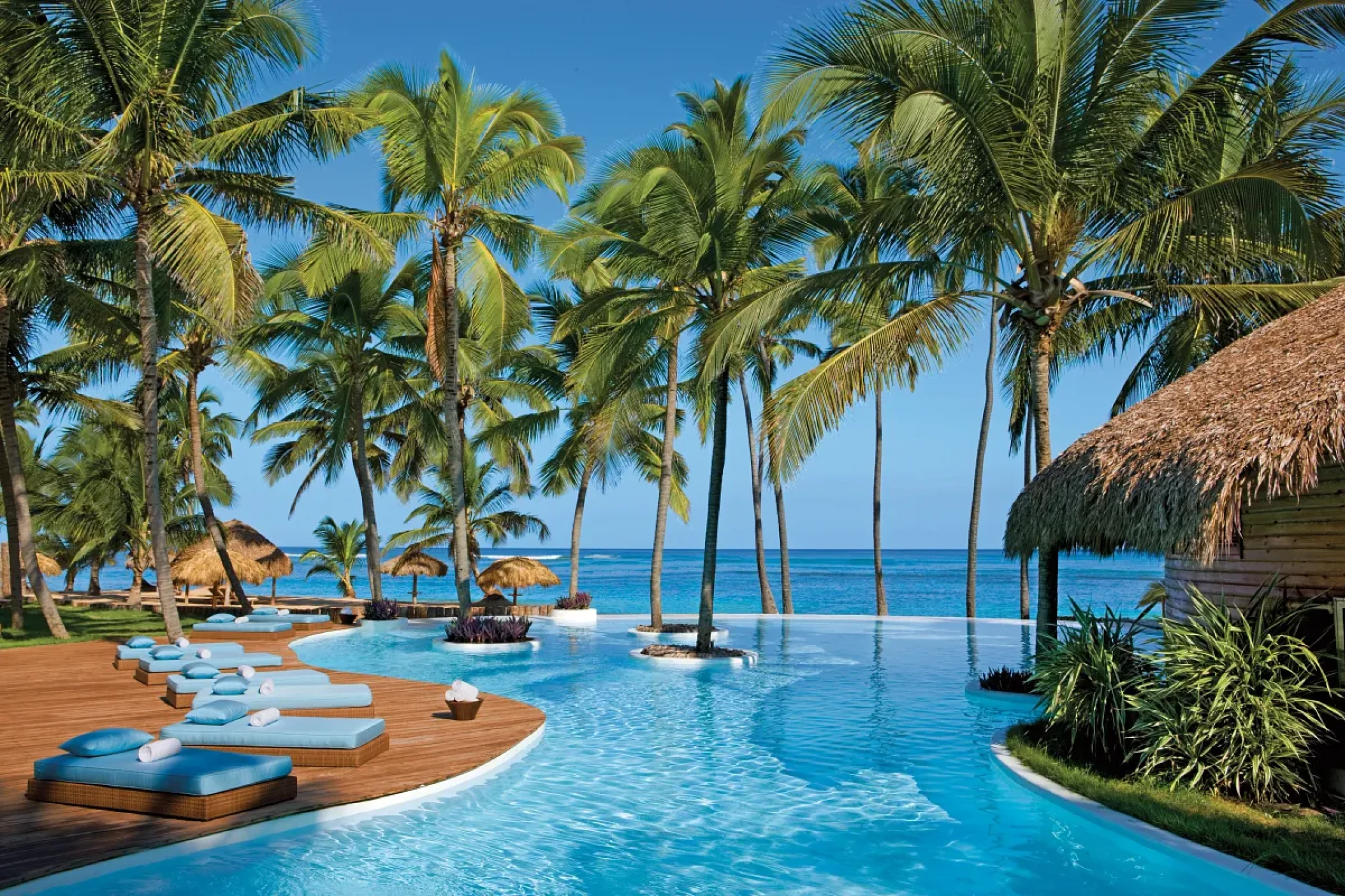 Infinity pool at Zoetry Agua Punta Cana