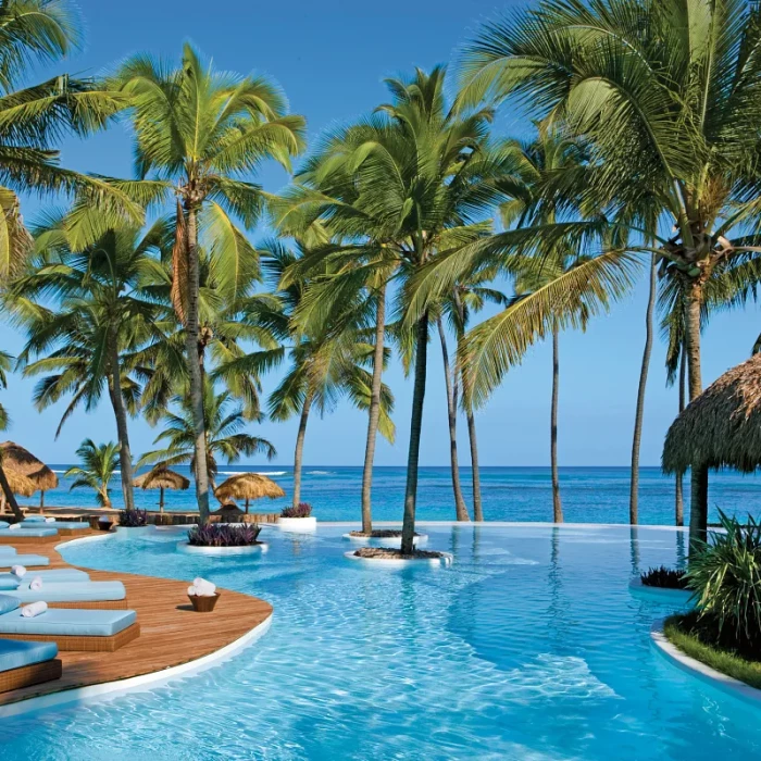 Infinity pool at Zoetry Agua Punta Cana